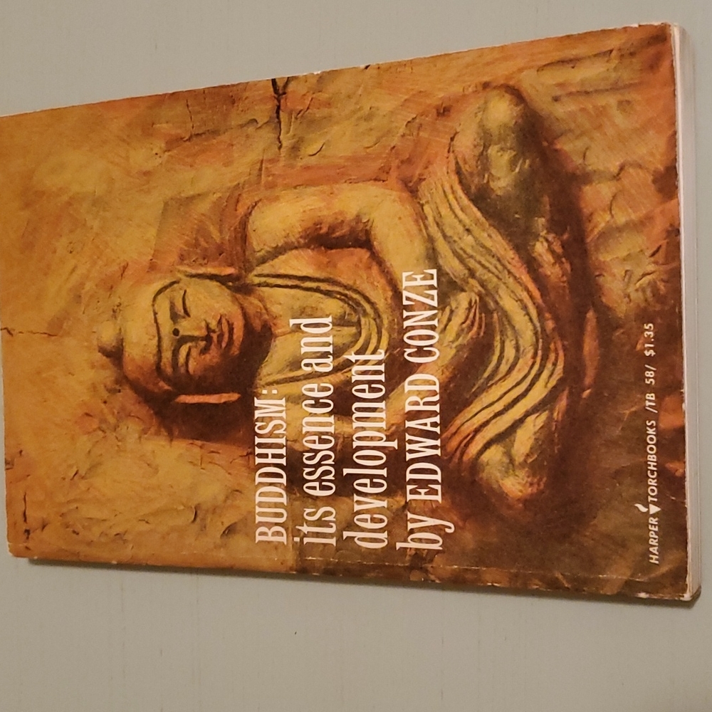 1959, First Edition Buddhism: its essence and development by Edward Conze